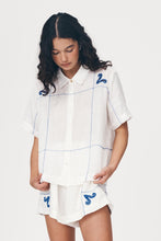 Load image into Gallery viewer, ROWIE ARIES LINEN SHIRT BONE
