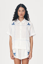 Load image into Gallery viewer, ROWIE ARIES LINEN SHIRT BONE
