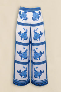 ZOE KRATZMANN GESTURE PANT AZURE COLLAGE