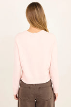 Load image into Gallery viewer, ARRIVING 12.8 | STORIES BE TOLD AUTOGRAPH BLUSH SOFT FINE GAUGE CREWNECK CARDIGAN
