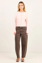 Load image into Gallery viewer, ARRIVING 12.8 | STORIES BE TOLD AUTOGRAPH BLUSH SOFT FINE GAUGE CREWNECK CARDIGAN
