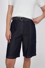 Load image into Gallery viewer, MARLOW AXIS LONGLINE SHORT INDIGO
