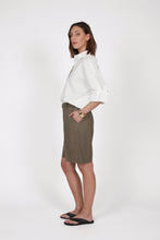 Load image into Gallery viewer, MARLOW AXIS LONGLINE SHORT OLIVE
