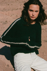 ROWIE LAMARA KNIT JUMPER DEEP EMERALD
