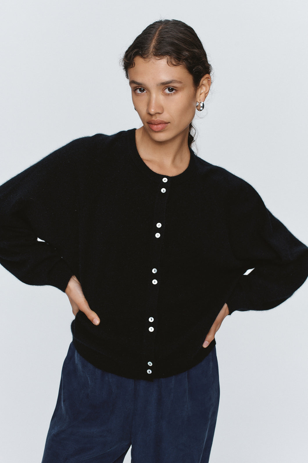 MARLE BABETTE CARDIGAN BLACK