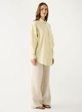 Load image into Gallery viewer, COMING SOON | ESMAEE BAYVIEW STRIPE SHIRT LEMON STRIPE
