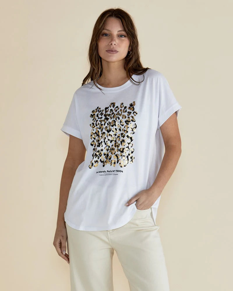 BETTY BASICS INDIANA TEE LE MARAIS PRINT