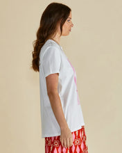 Load image into Gallery viewer, BETTY BASICS ELLIA CREW TEE SARDINIA PRINT
