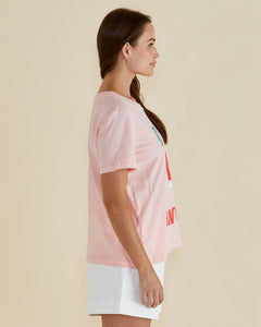 BETTY BASICS ELLIA CREW TEE SANTORINI
