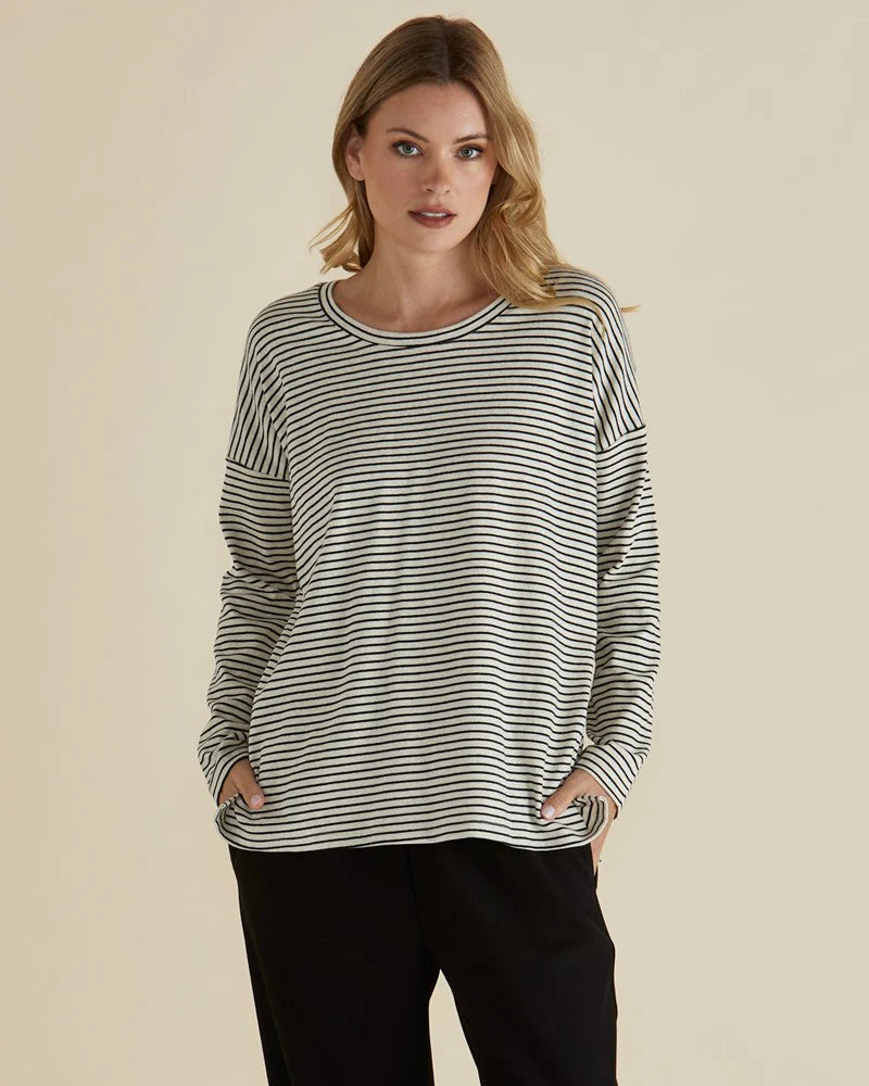 BETTY BASICS BRIXLEY LONG SLEEVE TOP