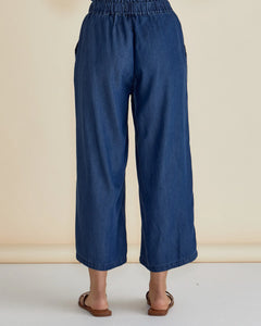 BETTY BASICS RIO RELAXED PANT DARK INDIGO