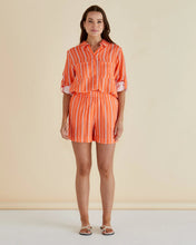 Load image into Gallery viewer, BETTY BASICS MALTA SHORT PEACH STRIPE
