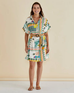 BETTY BASICS ARCHER DRESS PARADISE PRINT