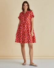 Load image into Gallery viewer, BETTY BASICS COPACABANA SHIRT DRESS SARDINIA GEO PRINT
