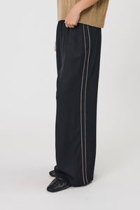 MARLOW LEGION SIDE STRIPE PANT BLACK