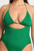 Load image into Gallery viewer, BOND-EYE BEADED FOWLER EMERALD SHIMMER
