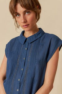 INDI & COLD EMY SHIRT INDIGO
