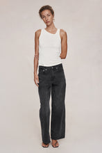 Load image into Gallery viewer, MARLE BORDER JEAN FADED BLACK
