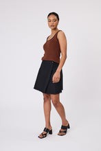 Load image into Gallery viewer, MARLOW BARCELONA WRAP SKIRT BLACK
