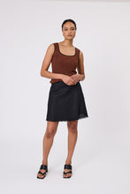 Load image into Gallery viewer, MARLOW BARCELONA WRAP SKIRT BLACK
