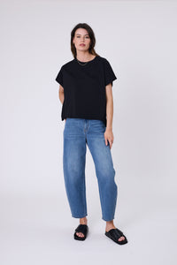 MARLOW BARREL TEE BLACK