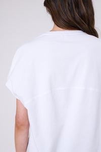 MARLOW BARREL TEE WHITE