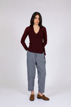 Load image into Gallery viewer, MARLOW BEAM BARREL PANT INK STRIPE
