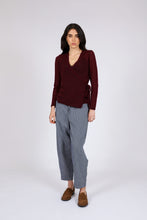Load image into Gallery viewer, MARLOW BEAM BARREL PANT INK STRIPE
