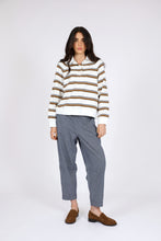 Load image into Gallery viewer, MARLOW BEAM BARREL PANT INK STRIPE
