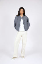Load image into Gallery viewer, MARLOW BEAM BOMBER JACKET INK STRIPE
