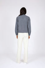 Load image into Gallery viewer, MARLOW BEAM BOMBER JACKET INK STRIPE
