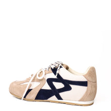 Load image into Gallery viewer, KATHRYN WILSON BELLA SNEAKER STONE/BEIGE/NAVY
