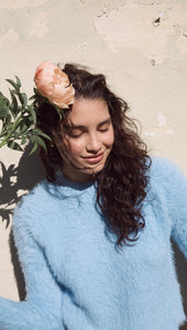 MINK PINK ELIDI KNIT SKYBLUE