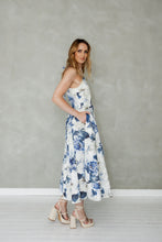 Load image into Gallery viewer, MAZU MATCHLESS DRESS BLUE FLORAL
