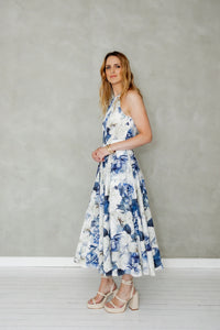 MAZU MATCHLESS DRESS BLUE FLORAL