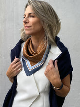 Load image into Gallery viewer, DARK HAMPTON THE BOREY PETITE SILK SCARF
