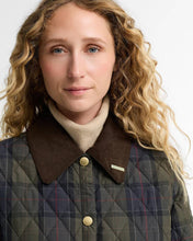 Load image into Gallery viewer, BARBOUR TARTAN REIMAGINED ICONS TARTAN CROPPED LIDDESDALE QUILTED JACKET

