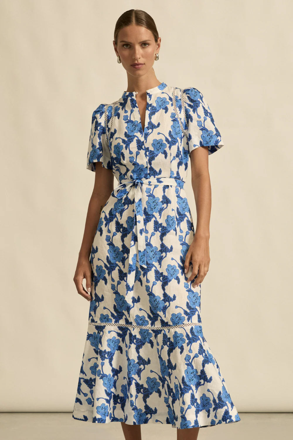 ZOE KRATZMANN CABLE DRESS AZURE BOUQUET