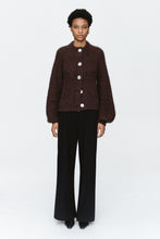 Load image into Gallery viewer, MARLE CAIT CARDIGAN CHOCOLATE
