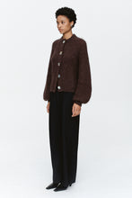 Load image into Gallery viewer, MARLE CAIT CARDIGAN CHOCOLATE
