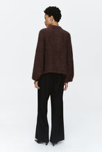 Load image into Gallery viewer, MARLE CAIT CARDIGAN CHOCOLATE
