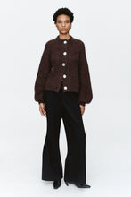 Load image into Gallery viewer, MARLE CAIT CARDIGAN CHOCOLATE
