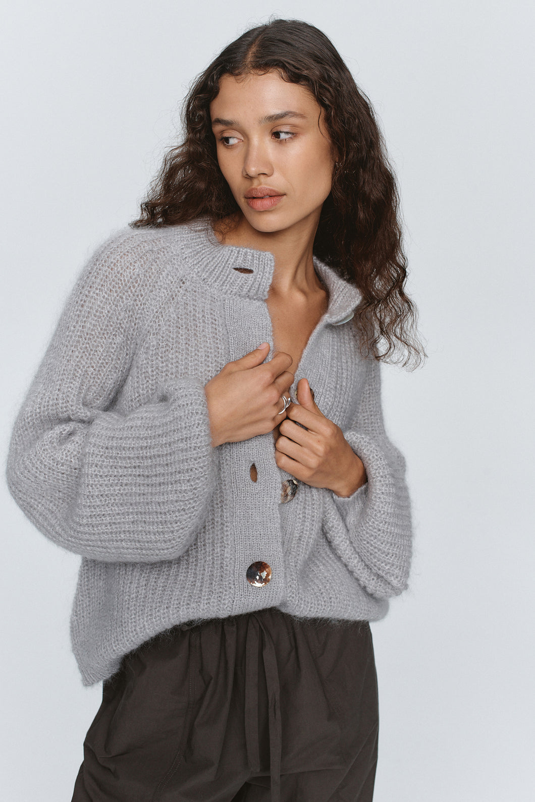 MARLE CAIT CARDIGAN CYGNET