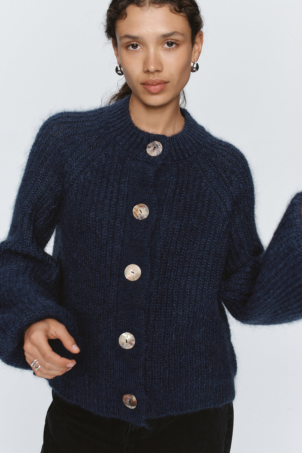 MARLE CAIT CARDIGAN NAVY