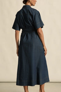 ZOE KRATZMANN CAMEO DRESS DARK CHAMBRAY