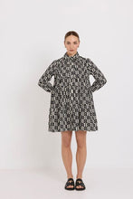 Load image into Gallery viewer, TUESDAY CAMILA MINI DRESS FLAGWORK PRINT
