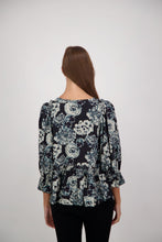 Load image into Gallery viewer, BRIARWOOD CARMEL TOP BLACK FLORAL
