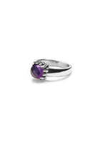 Load image into Gallery viewer, STOLEN GIRLFRIENDS CLUB SILVER BABY CLAW RING AMETHYST
