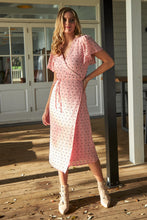 Load image into Gallery viewer, CHARLO FLORENCE WRAP DRESS
