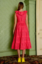 Load image into Gallery viewer, COOPY BY TRELISE COOPER COLLAR SCHEME DRESS RASPBERRY
